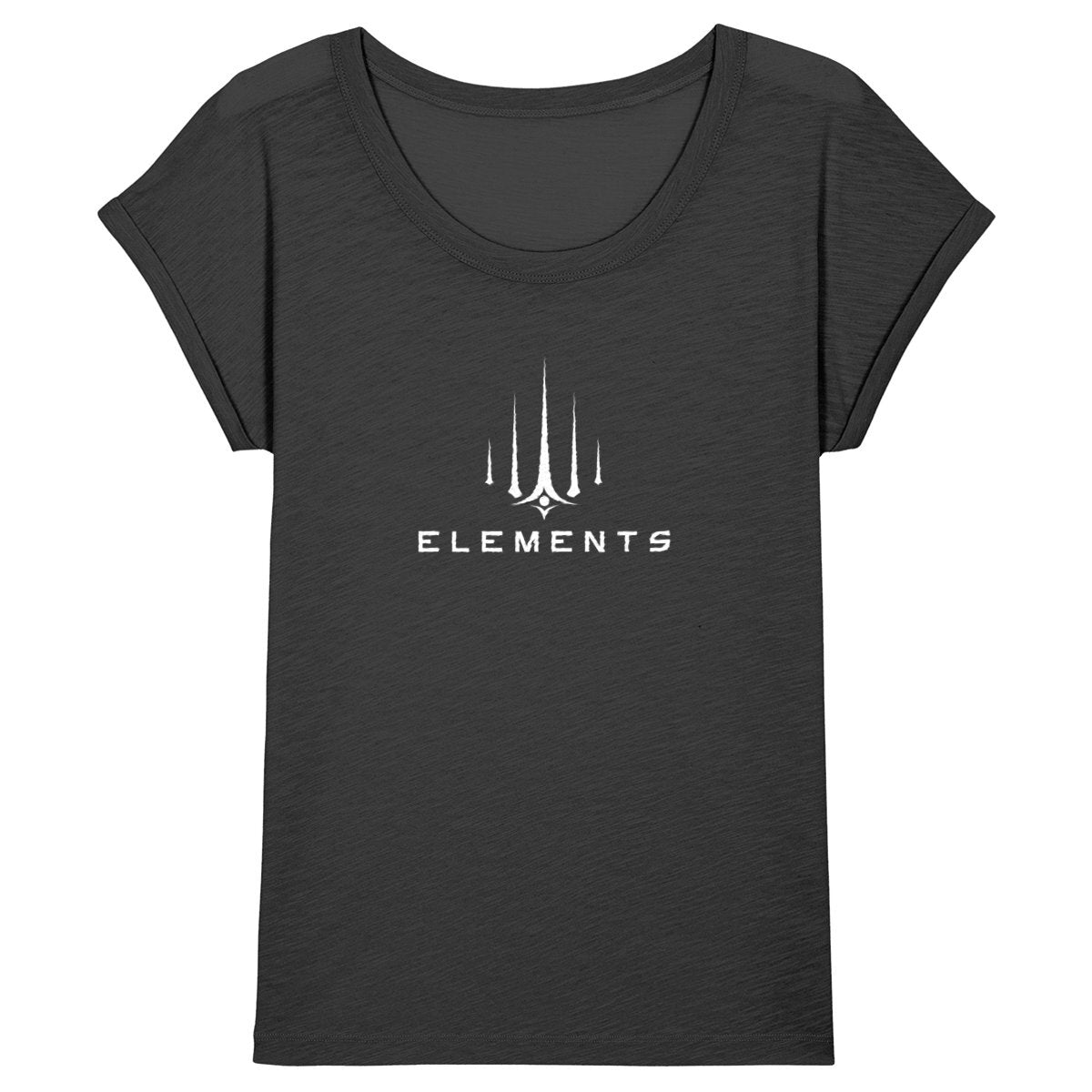 ELEMENTS - Woman 100% organic slub t-shirt