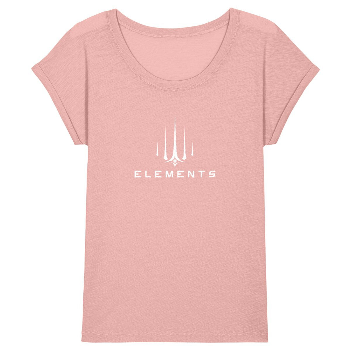 ELEMENTS - Woman 100% organic slub t-shirt